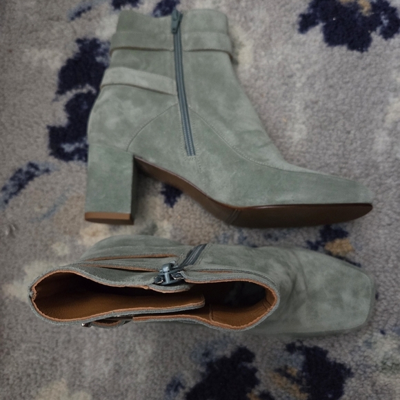 Sezane Brooklyn Boots in Sea Green size 39 - Picture 4 of 12